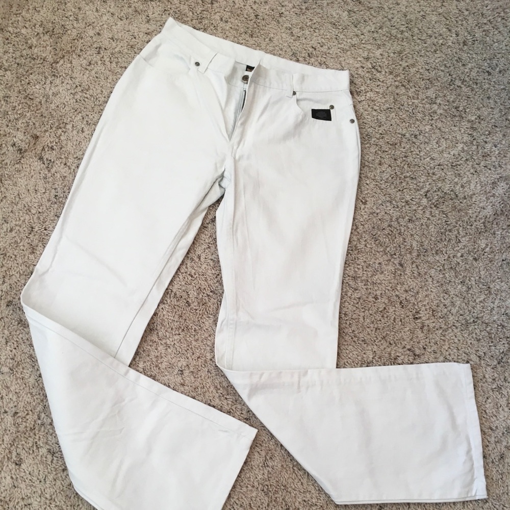 Harley Davidson white jeans